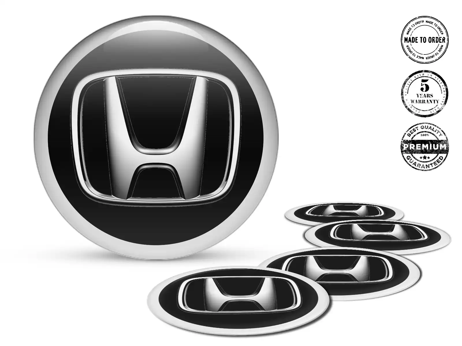 Honda Ruota Emblema Edizione Adesivi Cupola Pregiati